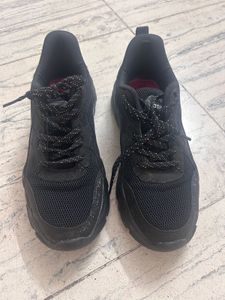 ASIAN Black Mesh Sneakers