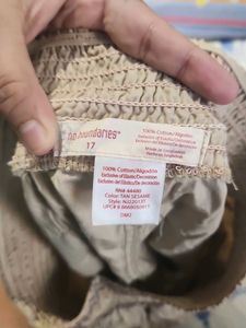 Cute Beige Shorts- 100% Cotton