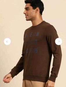 United Colors of Benetton Cotton Printed Sweatshir