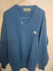 Monte Carlo Blue V-Neck Sweater