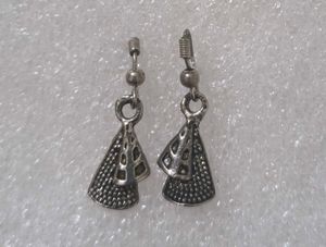Unique Geometric Cone Dangle Earrings