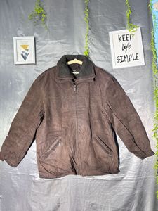 Men's Brown Suede Jacket