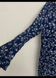 Navy Floral Tunic top