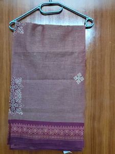 Elegant Maroon Embroidered Saree