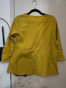 Yellow Long Sleeve Top