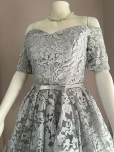 FIXED RATE  Lace Off-Shoulder Party Dress