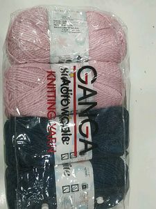 Starlite Yarn - blue &amp; Pink