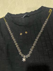 Stunning CZ Necklace &amp; Earring Set