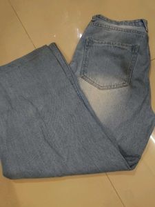 Light Wash Wide Leg Jeans