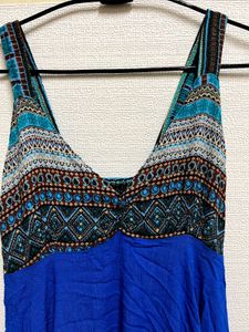 Asymmetric Boho Printed Dress