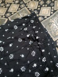 Flowy Black Printed Palazzos