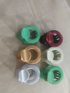Assorted Mini Claw Clips( set of 6 )