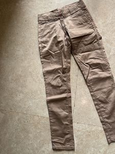 Beige Formal Pant