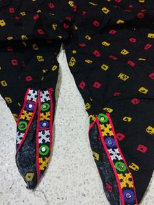 Embroidered Dhoti Set