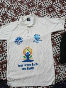 White Yoga T-Shirt