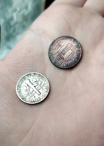 USA One Dime And Cent