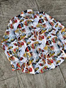 NEW!!! Men's Tropical Leaf Print Shirt!!!