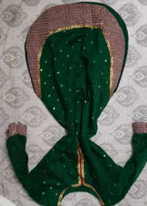 Beautiful Green Embellished Kurta