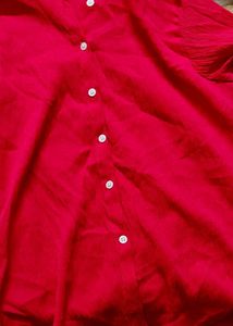 Stylish Rose Button-Up Shirt
