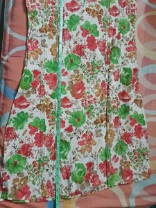 Floral print extremely soft light weight cotton ku