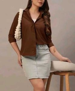 Roadster Brown Cotton Shirt 🤎✨