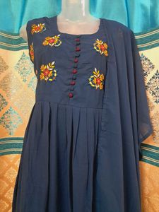NEW Peacock Blue Sharara Set  Size 42"