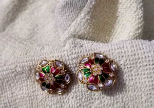 Exquisite Floral Stud Earrings