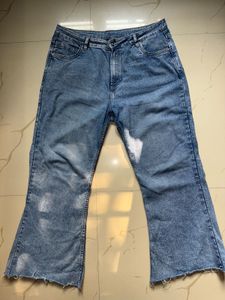 Blue Flare Jeans