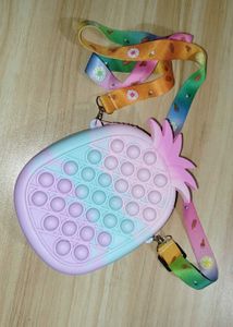 Cute Pineapple Pop-It Bag