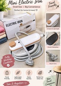 Mini Electric Iron for Home & Travel