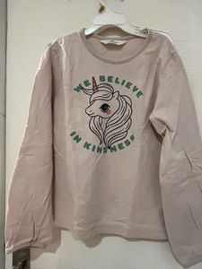 H&amp;M Unicorn Graphic Long Sleeve sweat-tshirt