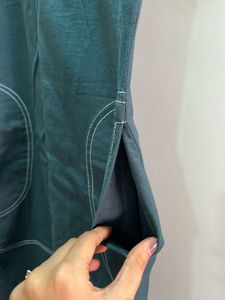 Stylish Sleeveless Dark Green Dress