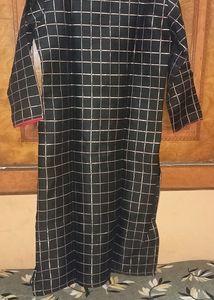 Black Straight Kurti