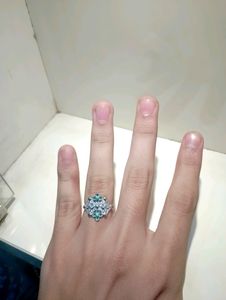 Diamond Ring Pure Silver 925