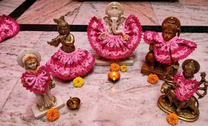 Divine Hindu Idols with Festive Attire