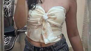 Floral Bow Front Tube Top
