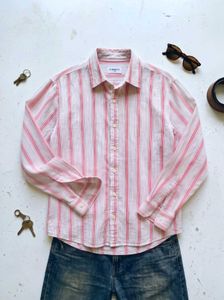 Korean Y2K Candy Stripe Streetwear Shirt