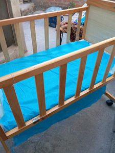 Wooden Baby Cradle