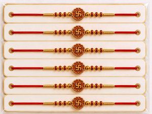 Pack of 6 Rakhi Combo Set