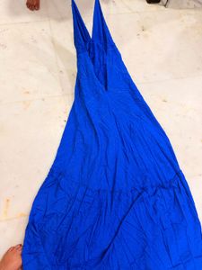Goa Vibrant Blue Maxi Dress