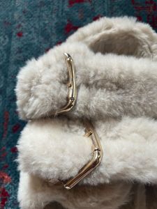H&amp;M Cozy Furry Slides