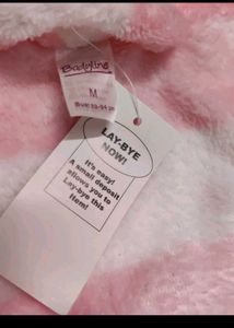 Cozy Pink Stripe Bathrobe