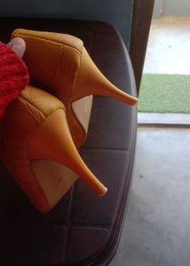 Yellow Stiletto Heels
