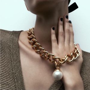 Limited Edition Zara Huge Pearl Pendant Necklace