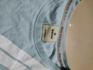 Light Blue Striped WROGN T-Shirt