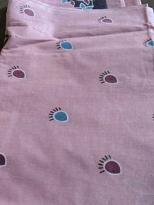 beautiful pakistani pink dress material.