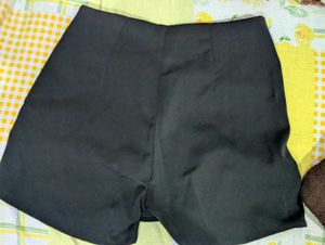 Newme Solid Layered Wrap Skorts