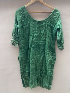 Embellished Green Kurta