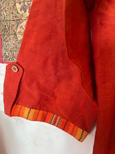 Vibrant Orange Kurta