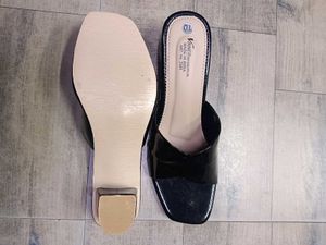 Chic Black Patent Mules